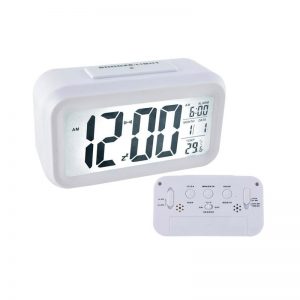 Ρολόι - Ξυπνητήρι με Οθόνη LED Χρώματος Λευκό SPM 6484