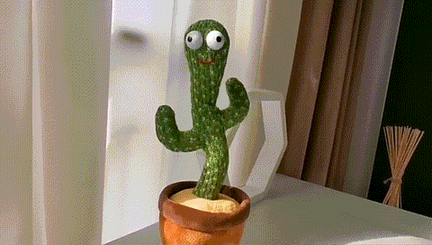 Plush Toys Singing and Dancing Cactus - handpickr.com
